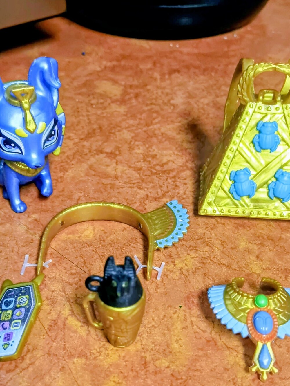 Monster High G3 Cleo de Nile Replacement Accessories & Tut Pet Lot~6 Pieces
